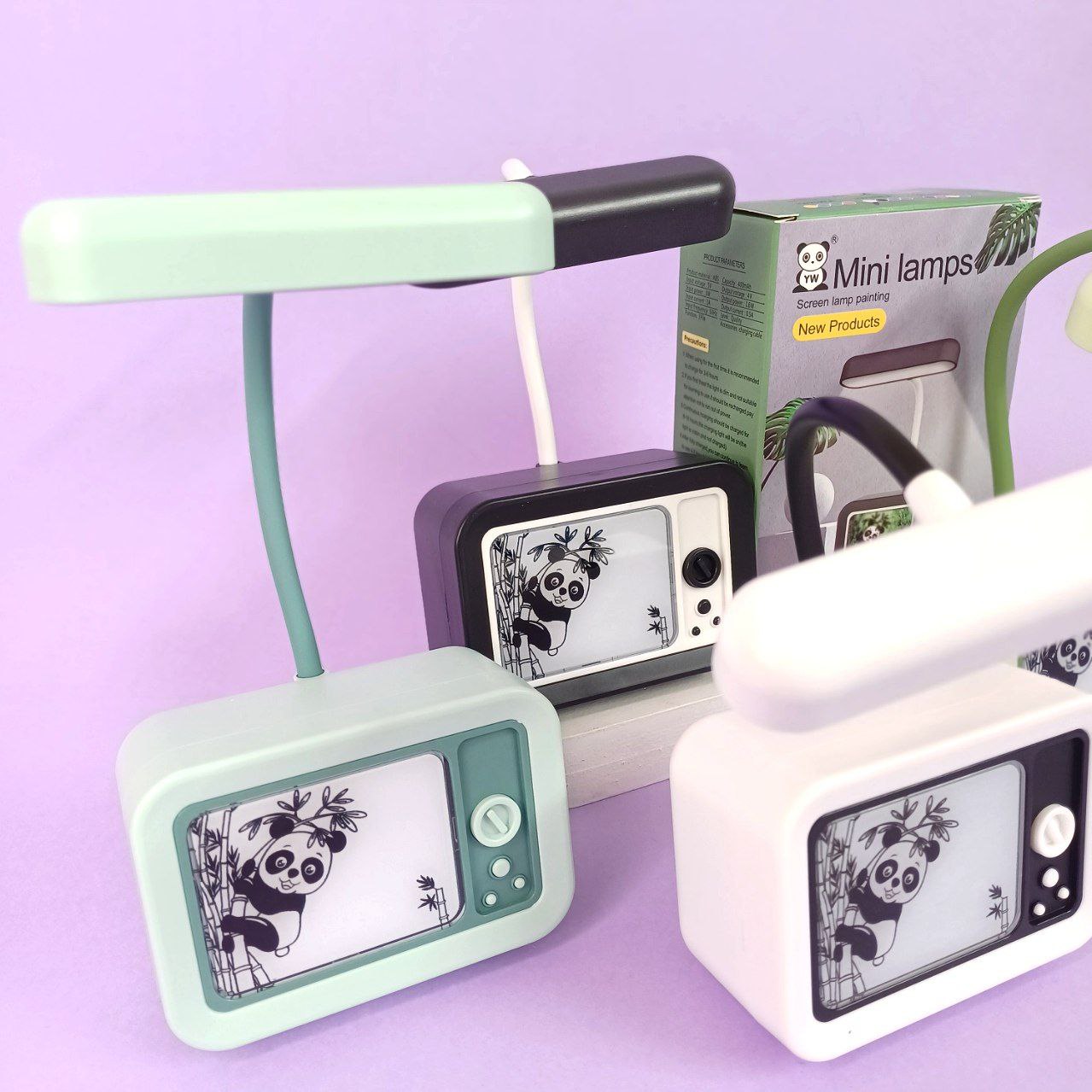 چراغ مطالعه 3 کاره طرح TV